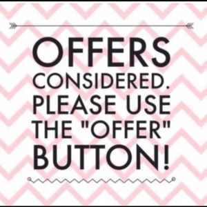 Reasonable offers will be considered!!! 😊😊😊